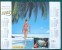 CALENDRIER ALMANACH DES P.T.T.  2001 PIN UP SUR LA PLAGE POISSONS EXOTIQUES CARNAVAL GUADELOUPE - Grand Format : 2001-...