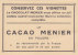 CHROMO  Image Chocolat MENIER   RATISBONNE  Wallhalla  N° 586 - Menier