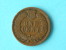 1907 - INDIAN CENT / KM 90a ( Uncleaned - For Grade, Please See Photo ) ! - 1859-1909: Indian Head