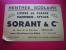 BUVARD-RENTREE SCOLAIRE-LIVRES DE CLASSE PAPETERIE-STYLOS SORANT & CIE -46 RUE DE LA PAROISSE-VERSAILLE - Stationeries (flat Articles)