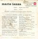 EP 45 RPM (7")  Mario Lanza  "  Valencia  "  Italie - Klassik