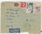 FRANCE - 1957 COVER (hardly Opened) Type Marianne De Muller # 1011 +1002+1038 + RUGBY  # 1074 - TIGNIEU  To USA - 1955-1961 Marianne (Muller)