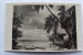 CPA Carte Photo Femme Plage Lagon Atoll Papeete Tahiti Océanie Polynésie Française Cachet à Sec STUDIO MACKENZIE TAHITI - Frans-Polynesië