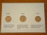 5, 10 & 25 Fils 1992 / Real Coins Gold Plated - Verguld - Doré ( For Grade, See Photo ) ! - Bahrain