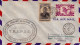 1947 - CALEDONIE - RARE ENVELOPPE Par AVION 1° VOL - TRAPAS - LIGNE NOUMEA PAPEETE (OCEANIE) - Lettres & Documents