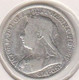 @Y@   Groot Britannie  Six Pence 1897   (1175)  Zilver / Ag / Prata   KM 779 - H. 6 Pence