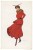 ITALY - ILLUSTRATEURS - «T. Corbella»-Femme Rouge Par Corbella (Nº 119-2)carte Postale - Corbella, T.