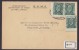 Canada O.H.M.S. King George V. MINES BRANCH Department Of Mines OTTAWA Card To FRANKFURT Germany - Brieven En Documenten