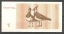 Lithuania 1992,1 Talonas Birds On Money Banknote XF Crisp UNC ,# 39 - Lituanie