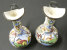 2 Petits Vases Thème Florale Et Village Baceno Signés Gualdot & Frillili Jolie Paire Haut 12 Cm Postage Inclus/l´Eur - Gualdo (ITA)