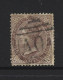 Jamaica 1860 1 Shilling Brown  QV Pineapple Watermark Used , Faults - Giamaica (...-1961)