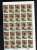 HUNGARY - UNGHERIA - MAGYAR 1973 Ethnographics, Masks, Busho-Walking Ceremony, Mohacs. Carnival Masks SHEET. USED - Full Sheets & Multiples