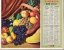 -  CALENDRIER Image Recto-Verso 1962 - Fleurs Et Fruits. - Big : 1961-70