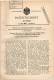 Original Patentschrift - Talsperre Aus Eisen , Stausee , 1904 , Maschinenfabrik In Augsburg Und Nürnberg , Staudamm  !!! - Architecture