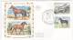 MONACO => FDC => 5 Enveloppes Chevaux De Sang ( Lascaux P.A Inclus) 1970 - Série Complète - FDC