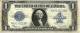USA UNITED STATES $1 SILVER CERTIFICATE BLUE SEAL SERIES 1923 F+ P342 READ DESCRIPTION CAREFULLY !!! - Silver Certificates (1878-1923)