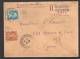 FRANCE 1929 Usages Courants Obl. S/Lettre Recommandée - Storia Postale