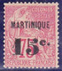 MARTINIQUE - YVERT N°18 * MLH - COTE = 245 EURO - Ungebraucht
