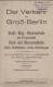 DEUTSCHLAND  -  DER VERKEHR VON GROSS - BERLIN  --   MIT GROSSE KARTE  -  STRASSENBAHN UND  AUTOBUS - Europa