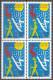 Andorra 2000 - Yvert: 535, 536, 537, 539  - Bloques De 4 -  ** MNH - Ungebraucht