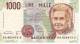 2 PIECES OF 1000 LIRE 1990 ITALY,BANKNOTE,BILL,PAPER MONEY. - 10000 Lire