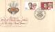 Delcampe - (125) Australian FDC Cover - Premier Jour Australie - 1981- Royal Wessing - Cancel In 8 Cities - Lettres & Documents