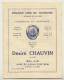 VITICULTURE GRANDS VINS DE TOURAINE Désiré CHAUVIN 1958 Joué-les-Tours ( Indre-et-Loire) - Alcohols