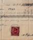 BELGIQUE :  1932:N317 Sur Quittance Pour Me Vve Marchand à DHUY. - Cartas & Documentos