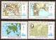 Hong Kong SG454-7 1984 40c-$5 Maps Of Hong Kong MNH - Nuevos