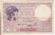 Billet De 5 Francs F Du 5.10;1939 - 5 F 1917-1940 ''Violet''