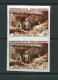 Malagasy/Madagascar 1972   Imperf.  Vertical Pair Native Costumes   Proof,ESSAY??? - Fouten Op Zegels