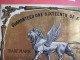 Delcampe - 1  XIX Ième Etiquette PARAFINE D'OREE SuPERBE - BRANDY COGNAC - LION AILES WINGS  IMPR. ROMAIN & PALY  C1870 - Lions