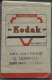 Kodak - 1 Pochette RV De Developpement Pour Rangement Negatif Et Papier - RARE - Supplies And Equipment