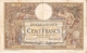 BILLETE DE FRANCIA DE 100 FRANCOS DEL 28-6-1913 LUC OLIVIER MERSON  (BANKNOTE) RARO - 100 F 1908-1939 ''Luc Olivier Merson''