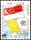 CITTA´ DEL VATICANO - VATIKAN STATE - ANNO 2006 - XXV ANNIVERSARIO DELLE RELAZIONI DIPLOMATICHE CON SINGAPORE ** MNH - Unused Stamps