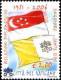 CITTA´ DEL VATICANO - VATIKAN STATE - ANNO 2006 - XXV ANNIVERSARIO DELLE RELAZIONI DIPLOMATICHE CON SINGAPORE ** MNH - Nuevos