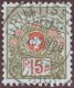 Heimat ZH Brüttisellen 1920-08-28 Vollstempel Auf Portofreiheit 15Rp. Zu#6A Kl#530 (1950Stk) Kaspar Appenzellerischen A - Portofreiheit