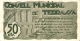 BILLETE DE 50 CTS DEL CONSELL MUNICIPAL DE TERRASSA  (SELLO SECO) DEL AÑO 1937 (BANKNOTE) - Autres & Non Classés