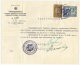 Greece 1942 Municipal Certificate During Bulgarian Occupation Of Greece In WWII - Gümürdjina - Komotini - Giumulzina