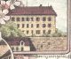 ALTE LITHO-POSTKARTE GRUSS AUS GEROLZHOFEN 1897 Rentamtsgebäude Bahnhof Marktplatz Bezirksamtsgebäude Cpa Postcard AK - Gerolzhofen