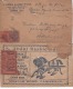 India  KG V 1932  Horses  Leather Goods  Advertisemnt  V.P. Label Cover # 02603d Indien Inde - 1911-35 King George V