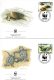 SAINT THOMAS. N°1321-4 Sur 4 Enveloppes 1er Jour (FDC´s) De 2001. WWF Tortue Marine. - Tortues