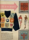 Collection BLEUET 1949 / Revue MODE CREATION BRODERIES BLASONS PROVINCES RAYURES CROCHET - Patrones