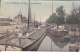 Bruxelles.  -  Le Canal Et L' Allée Verte  1909 - Prachtige - Gekleurde - Fotokaart-scheepsvaart - Vervoer (openbaar)