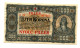 Hongrie Hungary Ungarn 1.000 Korona 1923 "" 8 Filler "" Overprint # 7 - Hongrie