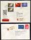 SUISSE / 1971-1975 - 10 LETTRES RECOMMANDEES / 5 IMAGES  (ref 4873) - Covers & Documents