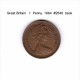 GREAT BRITAIN    1  PENNY  1984   (KM # 927) - 1 Penny & 1 New Penny