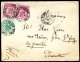 BELGIUM TO FRANCE Cover 1886 VF - 1869-1888 Leone Coricato