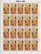 Delcampe - Burundi 1971 Mi# 750-755 A Used - Complete Set In Sheets Of 20 - Easter / Paintings - Used Stamps