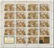 Burundi 1975 Mi# 1213-1224 A Used - Complete Set In Combined Sheets - Michelangelo / Paintings From Sistine Chapel - Usados